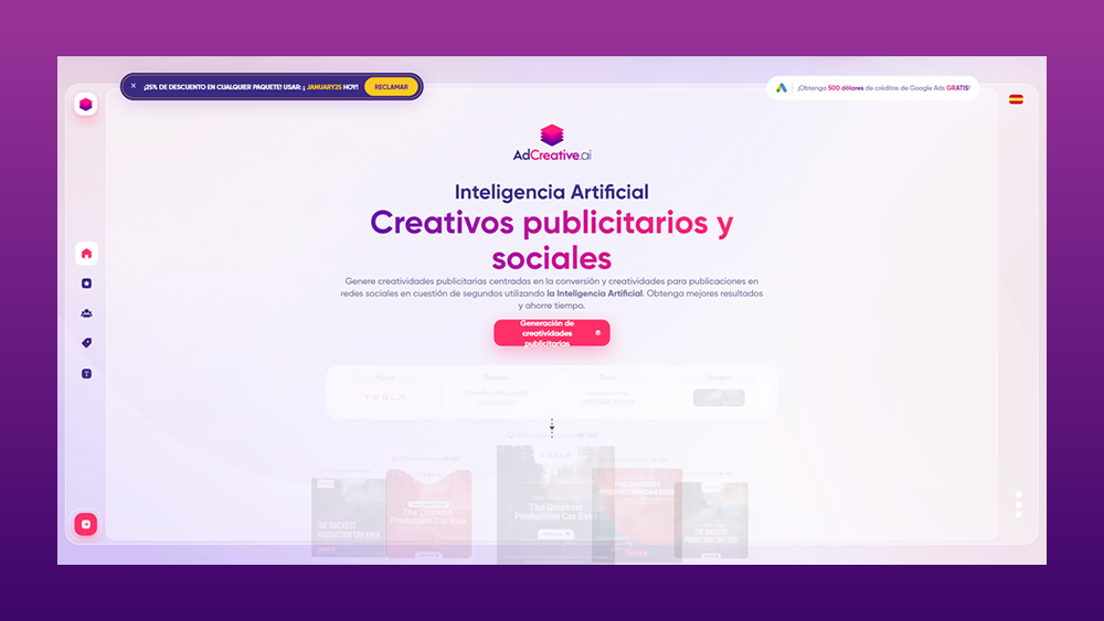 Adcreative: Genera publicidad para redes sociales