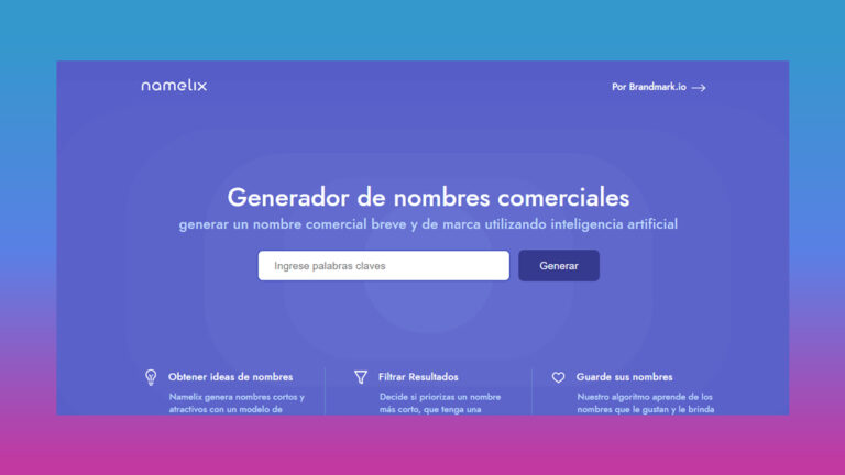 Namelix: El Generador de Nombres Comerciales Impulsado por IA
