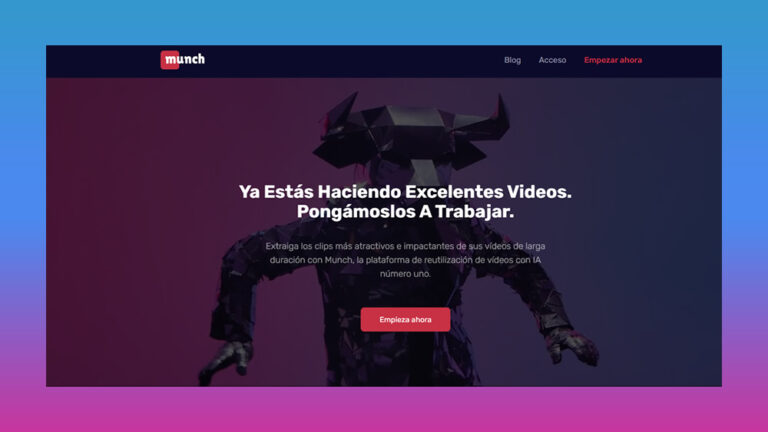 Munch: Herramienta de IA para la Repurposición de Contenidos