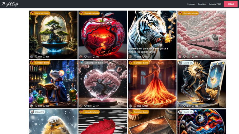 NightCafe Studio:Herramienta para la Creación de Arte con IA