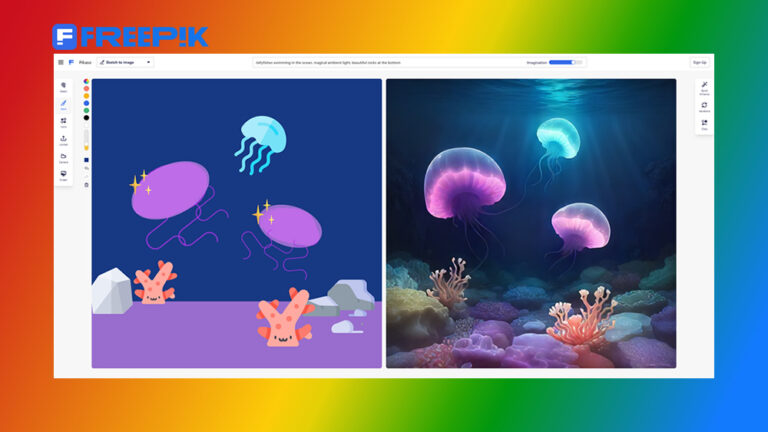Freepik Pikaso AI: Convierte dibujos en imágenes en tiempo real