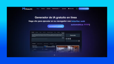 MimicPC: Ejecute aplicaciones de IA en su navegador